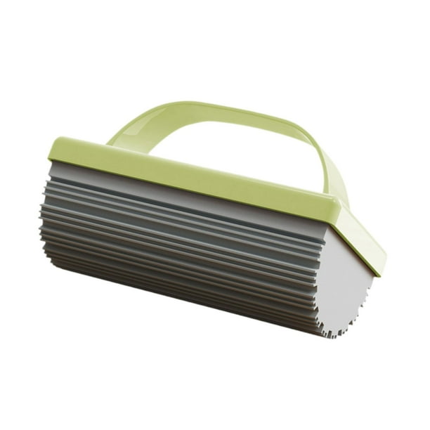 Esponja para polvo húmedo, borrador de esponja, multiusos, esponja de limpieza antiarañazos verde