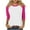 Hot Pink, variant on Htigea Clearanc Women's Casual 3/4 Sleeve T-Shirts Round Neck Cute Tunic Tops Basic Tees Blouses Loose Fit Pullover Sale S