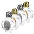 thumbnail image 2 of MasteelfCA 4Pcs Church Use Holy Water Bottle Empty Holy Water Glass Bottle Embossed Delicate Mini Bottle, 2 of 8