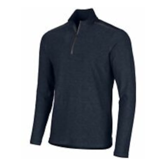 TASSO ELBA Mens Navy Long Sleeve Classic Fit Quarter-Zip Cotton Blend Pullover Sweater S