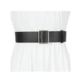 thumbnail image 4 of INSPIRE CHIC PU Leather Belts for Women Metal Pin Buckle 2 inches Wide Belt for Dress Pants Black, 4 of 4