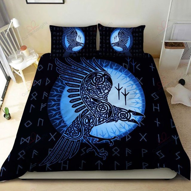 Juego De Cama Vikingo Raven Of Odin Rlt12