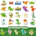 thumbnail image 2 of Pegatinas de dinosaurios para niños, pegatinas de vinilo 50 piezas, 2 of 5