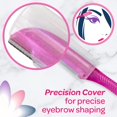 thumbnail image 3 of Schick Silk Retouche de Précision pour Sourcils, Rasoir Facial Exfoliant pour Femmes et Outil de Dermaplaning, Lot de 3, 3 of 5