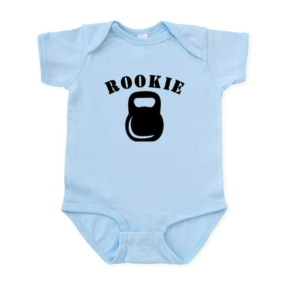 CafePress - Kettlebell Rookie Body Suit - Baby Light Bodysuit, Size Newborn - 24 Months