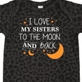 thumbnail image 4 of Inktastic I Love My Sisters to the Moon and Back Boys or Girls Baby Bodysuit, 4 of 5