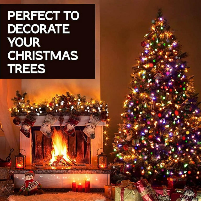 Tcamp 33ft 100LED Christmas Lights Outdoor Indoor, Battery Operated  Christmas Tree Lights with Remot…See more Tcamp 33ft 100LED Christmas  Lights