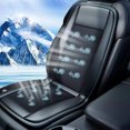 thumbnail image 2 of Cojín de enfriamiento de aire para asiento de automóvil, fundas de asiento con ventilación de aire fresco de verano, almohadilla de enfriamiento para asiento de automóvil con controlador de encendedor, 2 of 5