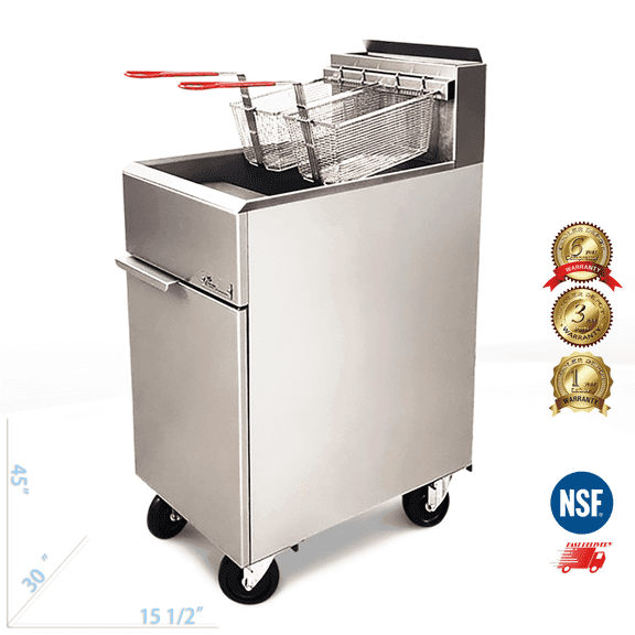 Propane Deep Fryer 40 lbs with NSF