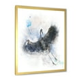 thumbnail image 2 of Designart 'Great Dark Blue Heron Bird Illustration' Farmhouse Framed Art Print, 2 of 4