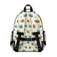 thumbnail image 3 of Football Helmet Beige Pattern Cute School Backpack Bag for School with Padded Back and Adjustable Shoulder Straps 15.25"x11.5"x5.25", 3 of 5