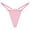 Pink, variant on European and American Women's Thong Hot And Sexy Love Chain Bow Tie Low Waisted Seamless Women's Underwear Couples Matching Underwear Blue,XS