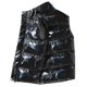 thumbnail image 2 of Chaqueta impermeable sin mangas para hombre, chaleco acolchado brillante, 2 of 5