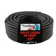 thumbnail image 2 of AT 10 Ft. 1/2" Split Wire Loom Conduit Polyethylene Tubing Black Color Sleeve Tube, 2 of 6