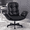 Black, variant on TMV PU Leather Office Chair Criss Cross Chair,Vanity Chair with Armrests & Wheels for Cross-Legged,Adjustable Swivel Desk Chair Wide Rolling Chair for Adults,Brown
