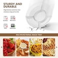 thumbnail image 2 of 2pcs Appetizer Serving Trays Divided Snack Trays 5-Section Fruit Plates Home Restaurant Serving Platter, 2 of 7