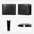 thumbnail image 2 of Cartera Hombre Piel Genuina Cartera Antirrobo Rfid/billetera Modelo Negro, 2 of 4