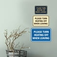 thumbnail image 4 of Signs ByLITA Classic Framed Please Turn Heating Off When Leaving Door or Wall Sign | Eco-Friendly Home Sign (Black) - Large, 4 of 9
