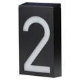 thumbnail image 1 of Digital Solar Doorplate Sign Light Unplugged Villa Lamp Landscape Store Lighting Led Ornaments Landscape Evening Plate Plaque Number 2, 1 of 9