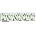 thumbnail image 3 of Ambesonne Jungle Fabric by the Yard Upholstery, Autumnal Birds Forest Pines, 10 Yards, Eggshell Fern Green and Plum, 3 of 5