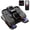 Orange, variant on RICAN Under Desk Elliptical Machine, Ellipse Leg Exericser While Sitting for Seniors, Mini Elliptical Machine with Remote Control, Portable Automatic Foot Excerciser for Home Office Gym