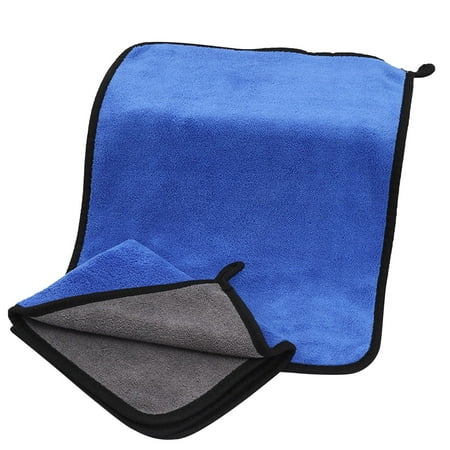 

LnjYIGJ Hot Coral Velvet Car Wash Towel Wholesale Absorbent Thickened Double-sided Two-color Rag Wipe Car Towel Special Cloth Gifts