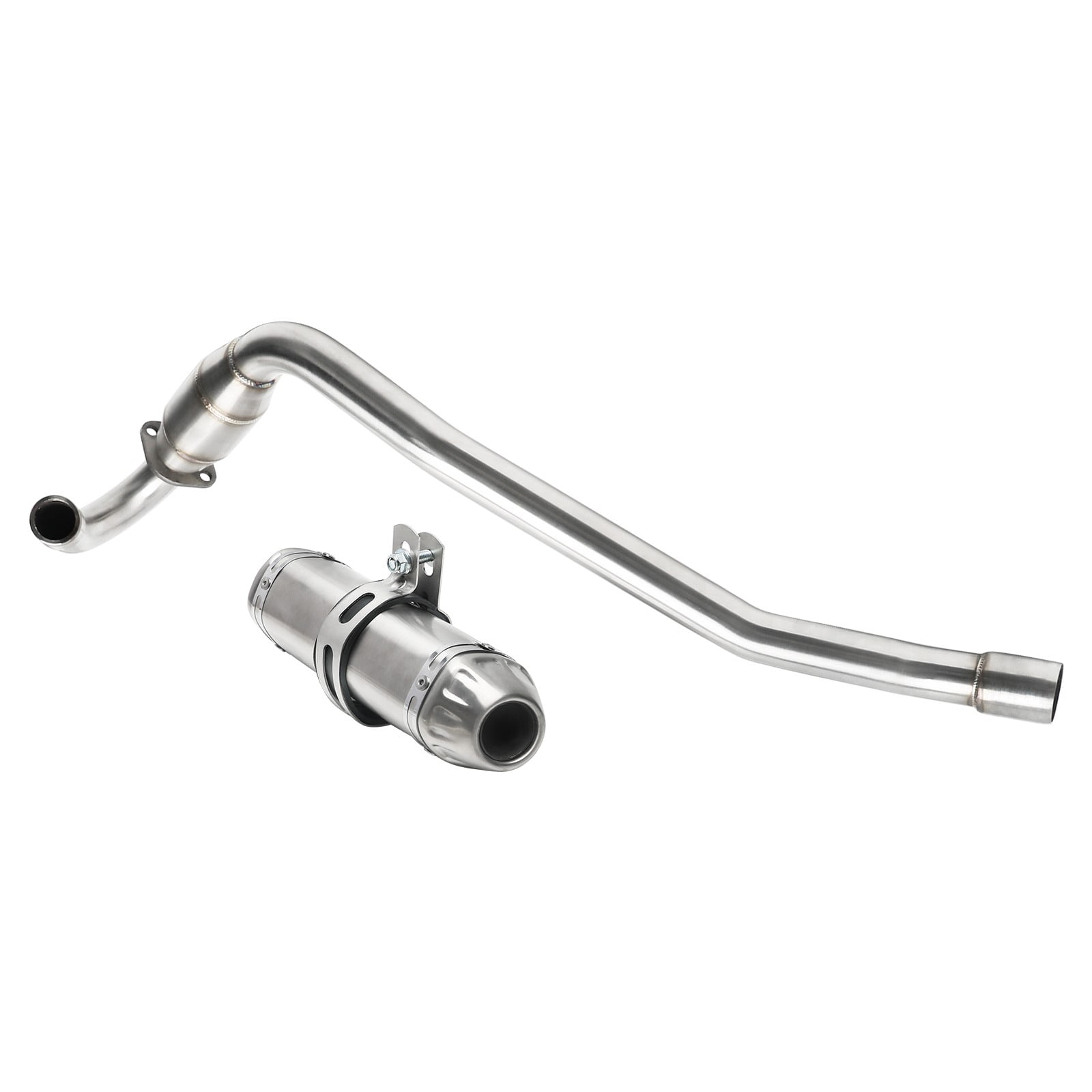 38mm 1.5" Racing Exhaust Pipe and Muffler Full System for CRF70F CRF70 XR70 CRF 70 Motorcycle Dirt Pit Bikes 70cc 90cc 110cc 125cc 140cc 150cc SSR Apollo RFZ 140 Thumpstar Taotao DB17