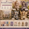 thumbnail image 5 of Butterfly Fairy Patchwork Sewing DIY Kit, 7 Styles Pre-Cut Fabric Hand Stitching Craft Set No Sewing Machine for Girls Handmade Fairy Doll Ornament Gift, 5 of 7