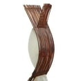 thumbnail image 6 of DecMode 67" 3 Light Wavy Tribal Brown Floor Lamp with Cream Shell Shade, 6 of 12