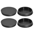 thumbnail image 1 of Tapones de agujero de plástico de 4 paquetes de 60 mm/2.36" tipo de panel, tapones de bloqueo empotrados, negros, 1 of 6