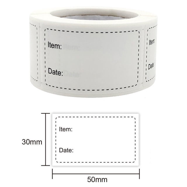 250 Stickers/rolls Food Storage Paper Sticker Labels For Home Storage Tags