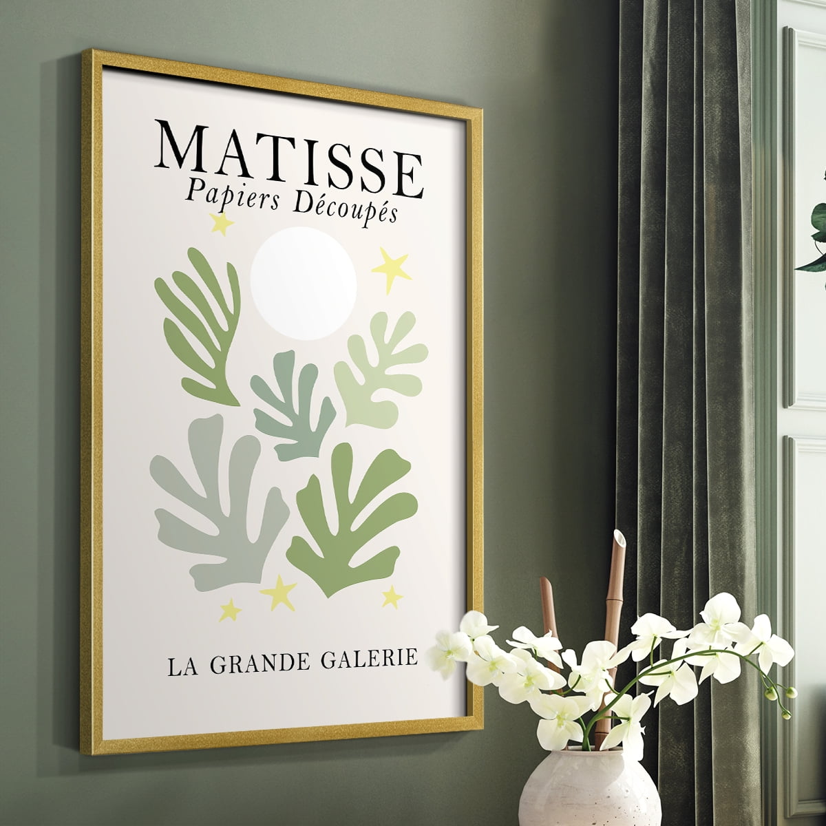 Matisse CCLXXXIV in Solid Wood 22 x 28 Framed Print