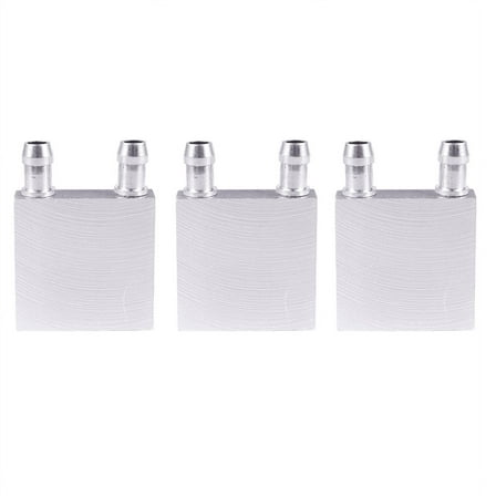 3Pcs 40X40X12mm Aluminum Water Liquid Cooler Block Heatsink for Computer CPU Radiator