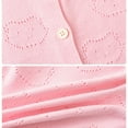 thumbnail image 4 of ZACPNCV Girl's Knit Cardigan Long Sleeve Winter Button Up Sweater Coat for Kids Girls Pink 3-4 Years, 4 of 7
