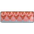 thumbnail image 5 of Happy Valentine Couple Flamingo Romance Quote Background Vector Hallway Runner Rug 2'x6' Kitchen Rug with Rubber Backing Pink Non Slip Entryway RugWashable Soft Area Rug for Hallway Kitchen Decor, 5 of 6