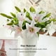 thumbnail image 3 of Flores artificiales Inteprter 6 piezas de lirio Reutilizables Lavables Decorativas PVC, 3 of 6