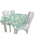 thumbnail image 3 of EREHome Random Dots Tablecloths Navy White Table Top Decoration 60x120 inches, 3 of 5