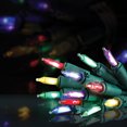 thumbnail image 1 of 2 Sets of 100 mini glass incandescent look indoor/outdoor LED light, green wire, multi, 1 of 3