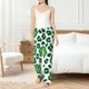 thumbnail image 4 of Fotbe Leopard print St. Patrick's Day Pantalones de Pijama para Mujer, Pantalones de Dormir, Pantalones Pj con Cordón y Bolsillos-XX-Large, 4 of 6