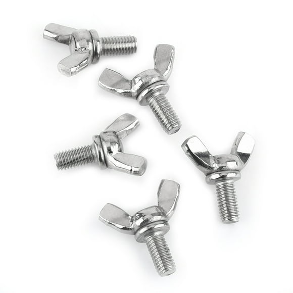 Machine Screw,5pcs Bag 304 Stainless Butterfly Screw Machine Screw High Capacity