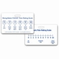 thumbnail image 1 of Wong-Baker Faces® Pain Rating Scale Horizontal w/NRS Badge ID Card Pocket Reference Guide (Pack of 5), 1 of 3