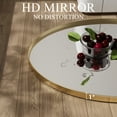 thumbnail image 4 of PAIHOME 24" x 36" Golden Oval Mirror, Bathroom Mirror for Wall, Anti-Rust, Hangs Horizontally and Vertically, 4 of 7
