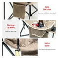 thumbnail image 3 of Sunnyfeel Comfortable Extra Large Sturdy Camping Chair, Heavy Duty 500 LBS, Khaki, 3 of 8