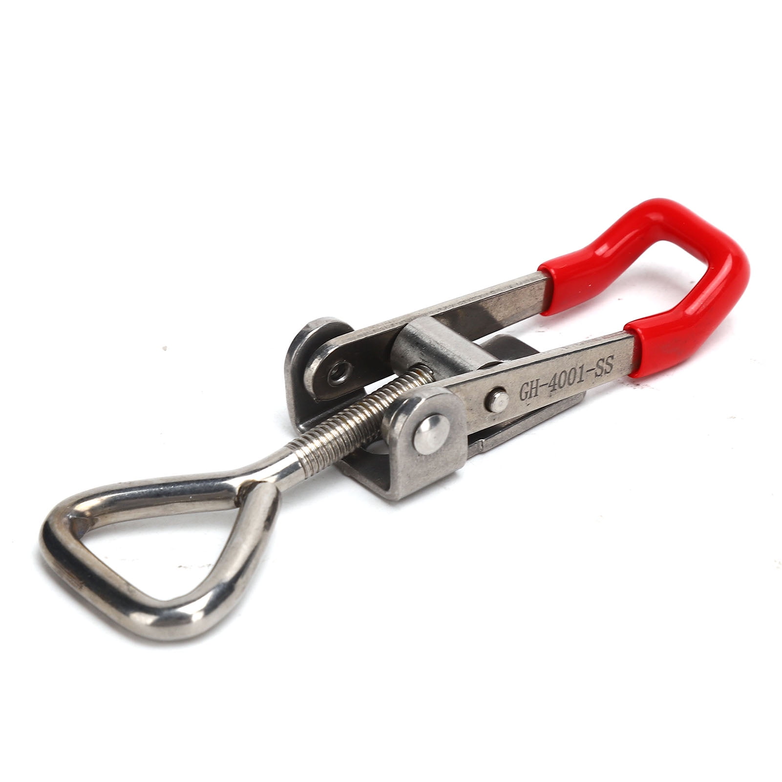 Lot De 2 Fermetures à Levier Réglables En Acier Inoxydable 304 - Capacité 100 Kg - Pour Boîtes, Armoires, Valises - Avec Trou Pour Cadenas