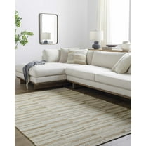 Hauteloom Rimbo Jute Living Room, Bedroom Area Rug - Farmhouse - 5' x 7'6"