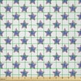 thumbnail image 2 of Ambesonne Star Fabric by the Yard Microfiber, USA Flag Star Nation Art, 2 Yards, Navy Red White, 2 of 4