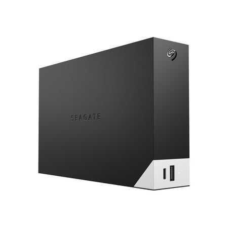 Seagate - One Touch Hub 4TB External USB-C and USB 3.0 Desktop Hard Drive with Rescue Data Recovery Services