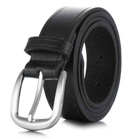 Marino’s Men Genuine Leather Casual Fashion Dress Belt with Single Prong