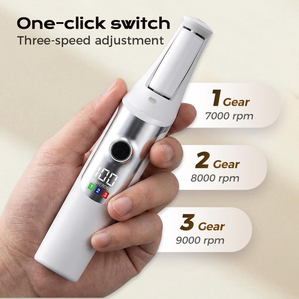 Electric Callus Removers for Feet, 2026 Upgraded Rechargeable Portable Electric Foot Callus Remover Pedicure Kits, Removes Dry Skin for Smoother Feet, for Feet & Hands, Assorted