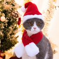 thumbnail image 2 of KAIYANG Conjunto navideño de 4 piezas para perros con pajarita, bonito disfraz para gatos y cachorros, 2 of 5